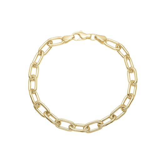 Armbånd 8Kt, lange led, 19 cm - Urma.dk