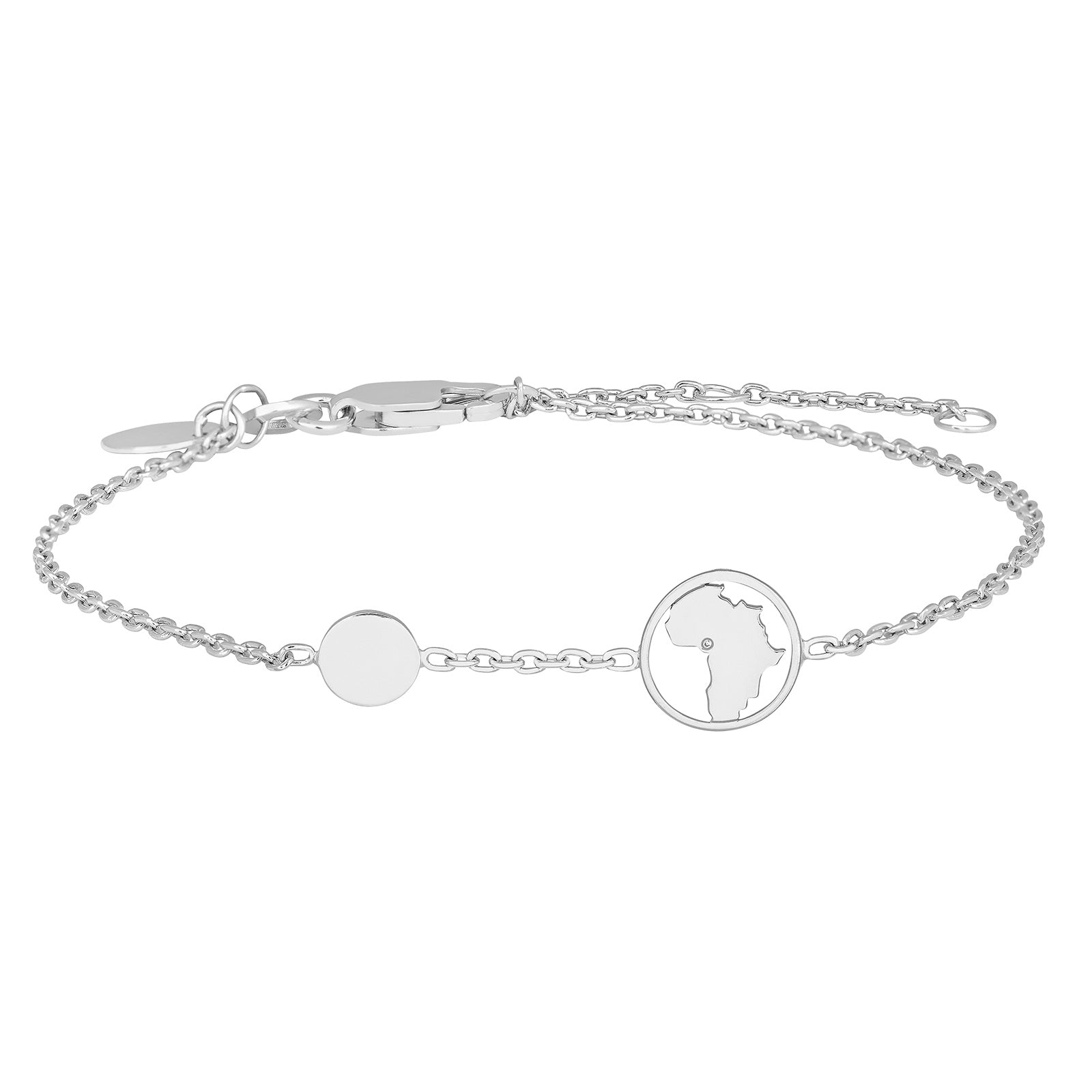 armbånd AFRICA sølv - Urma.dk