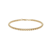 Armbånd, boks kæde, 19cm forg. - Urma.dk