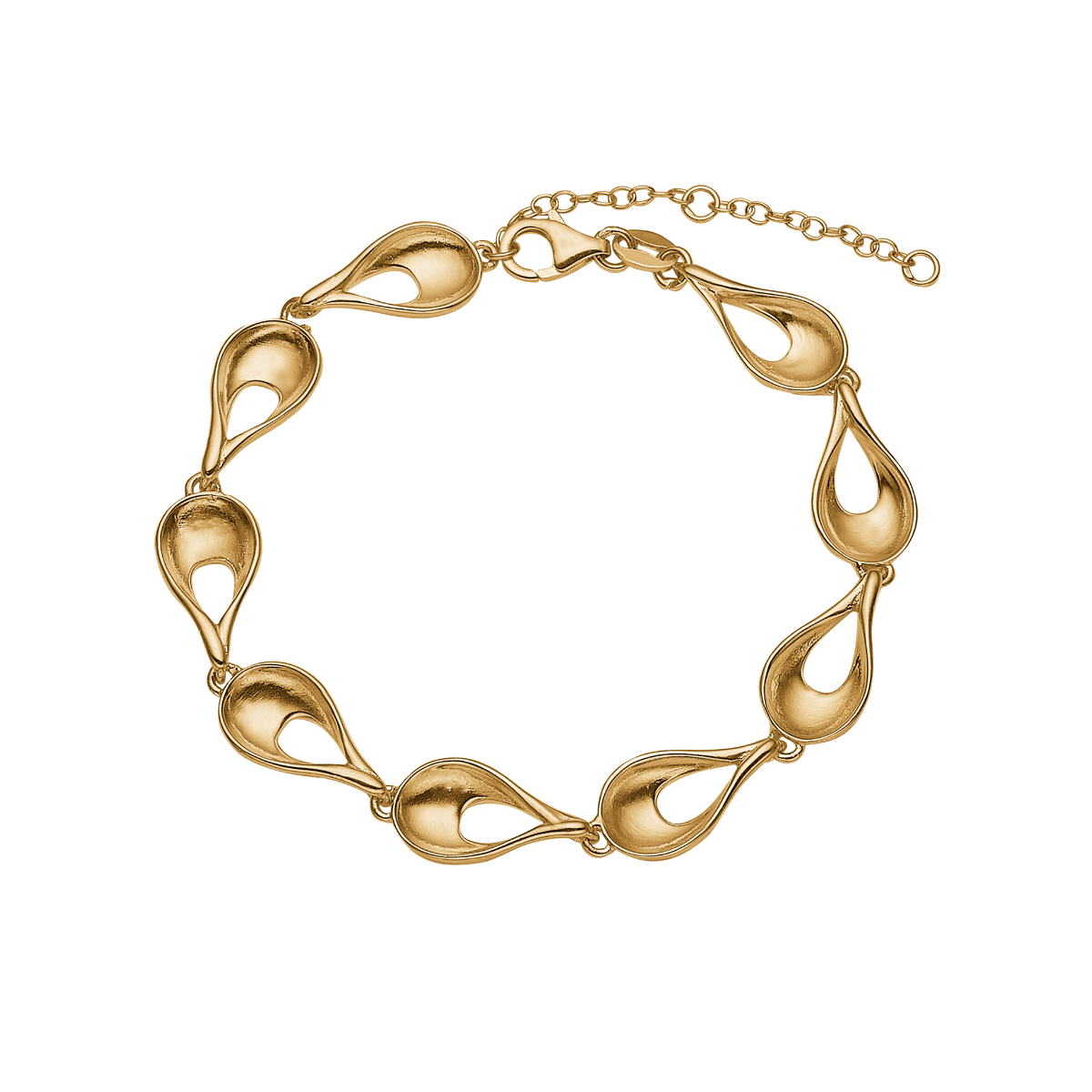 Armbånd, dråber, forg sølv - Urma.dk