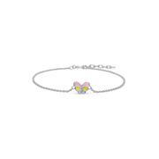 Armbånd, Farveglad Sommerfugl, sølv - Urma.dk