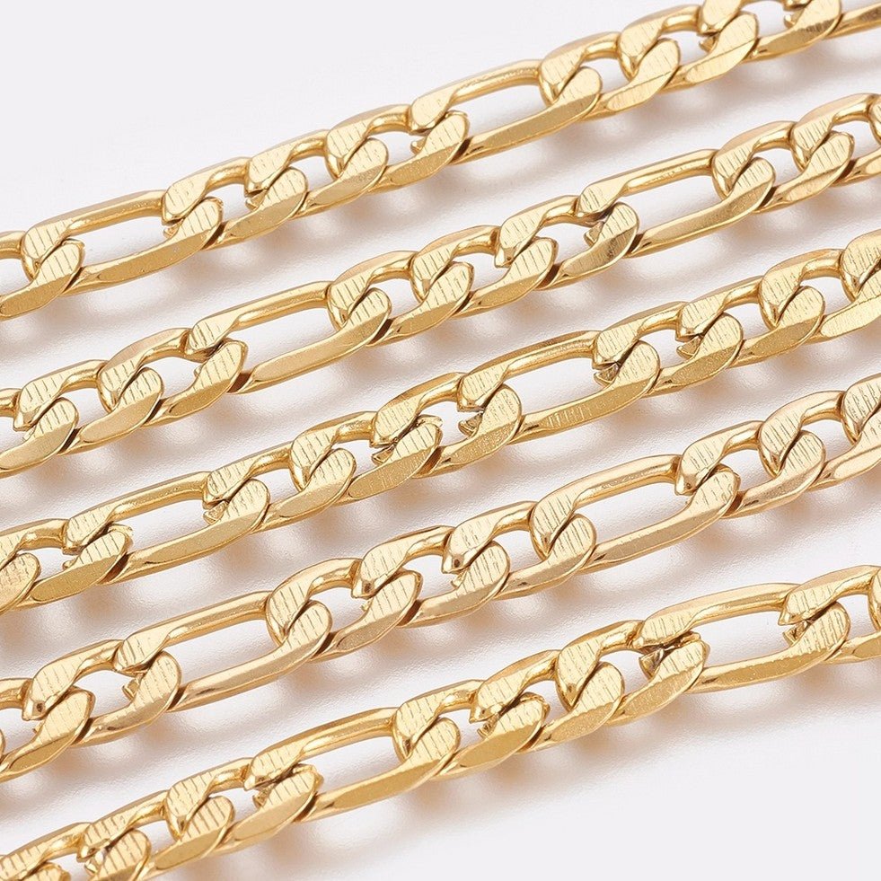 Armbånd, forgyldt rustfrit stål 22 cm - Urma.dk