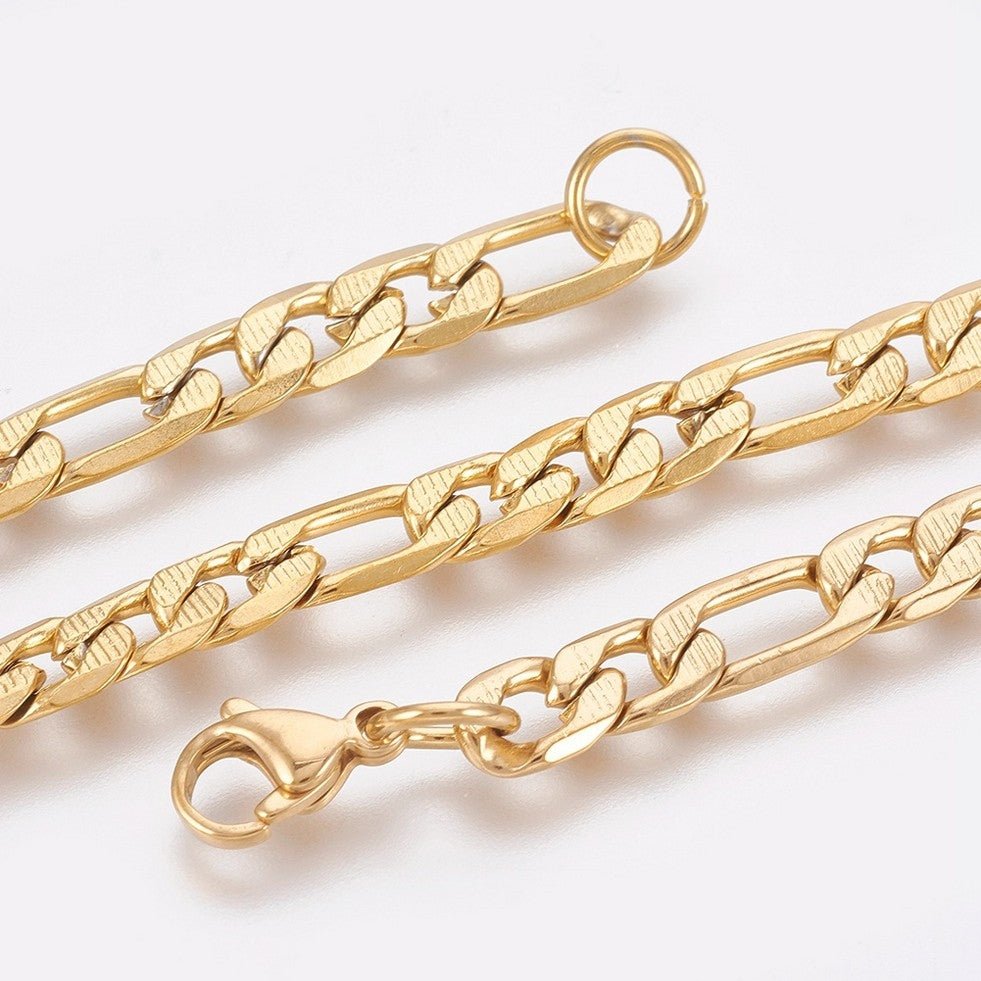 Armbånd, forgyldt rustfrit stål 22 cm - Urma.dk