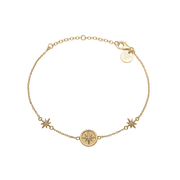 Armbånd forgyldt sølv, Star of the night - Urma.dk
