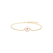 Armbånd, Hjerteblomst, forg - Urma.dk