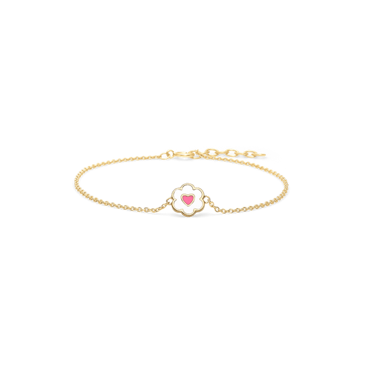 Armbånd, Hjerteblomst, forg - Urma.dk
