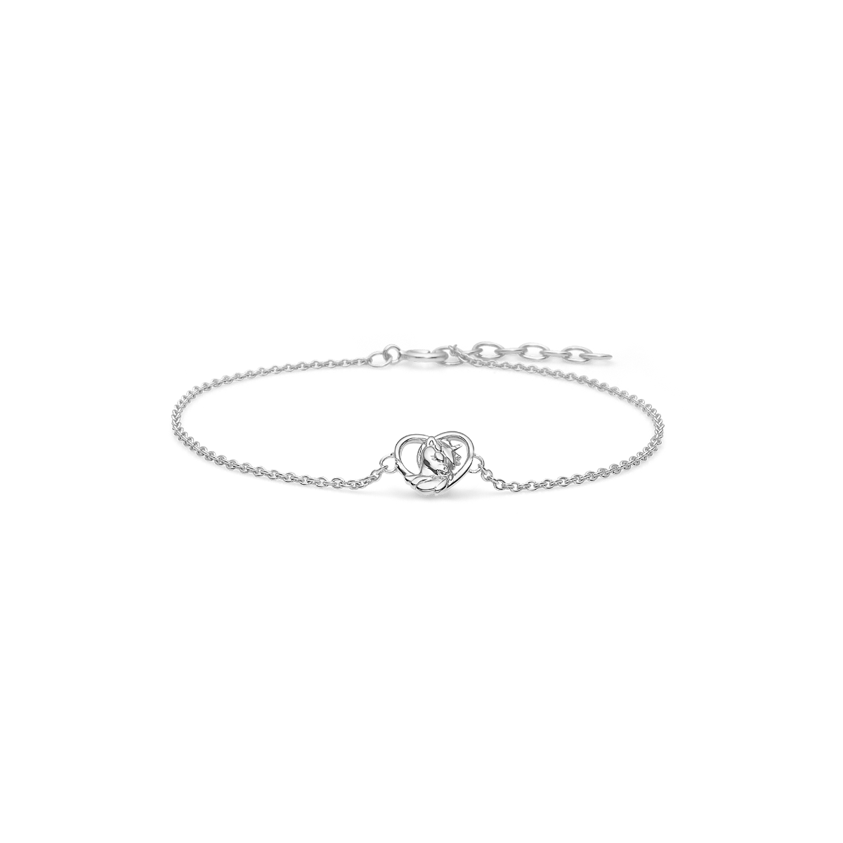 Armbånd, Kærlig Enhjørning, sølv - Urma.dk