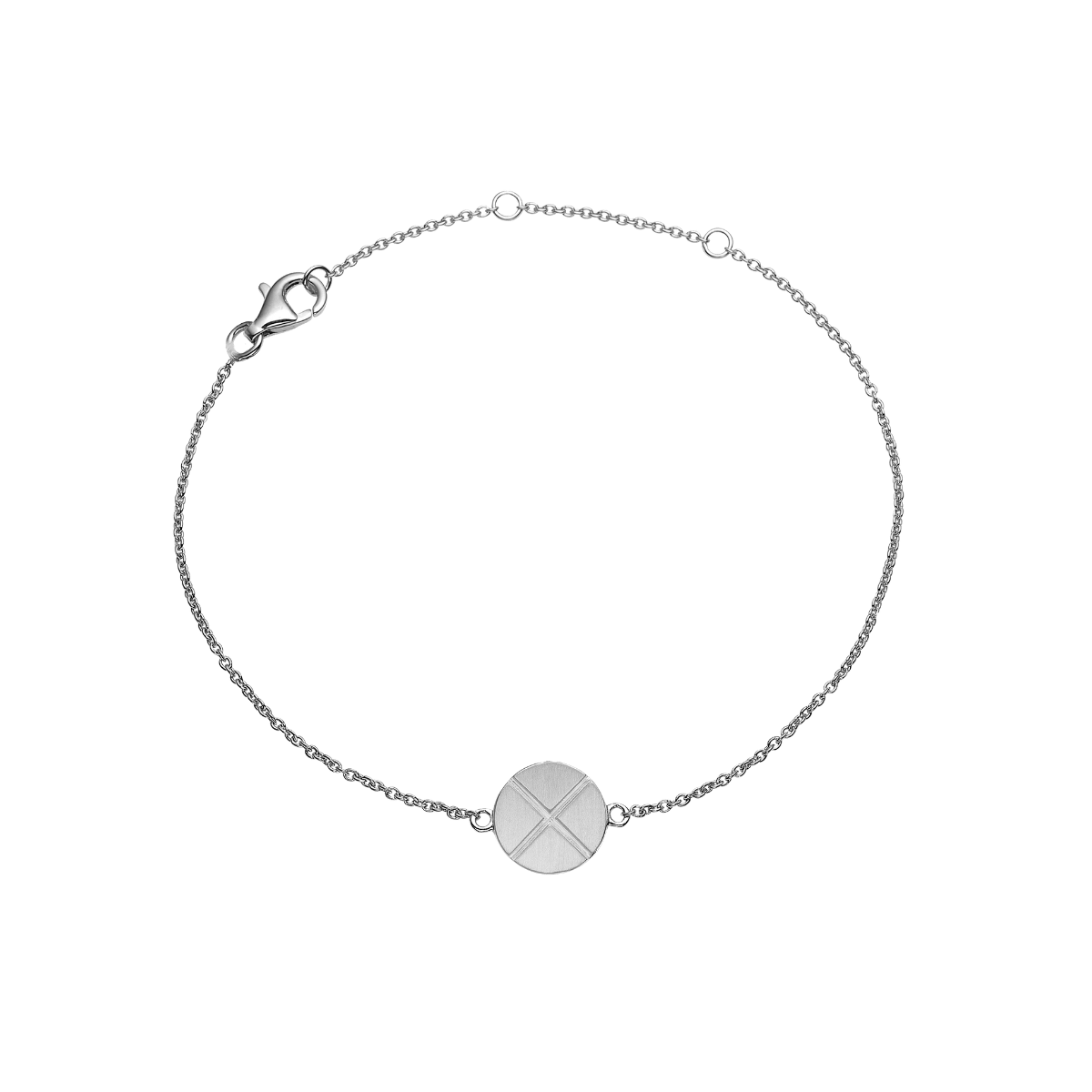 Armbånd, kryds, sølv - Urma.dk