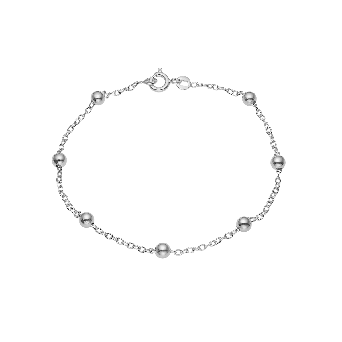 Armbånd, kugler, 19cm sølv - Urma.dk