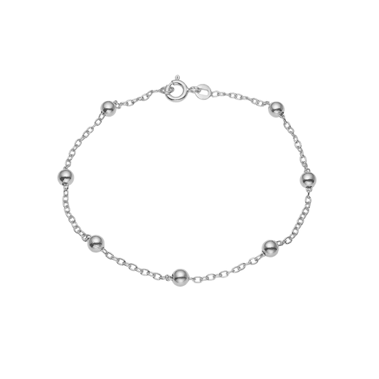 Armbånd, kugler, 19cm sølv - Urma.dk
