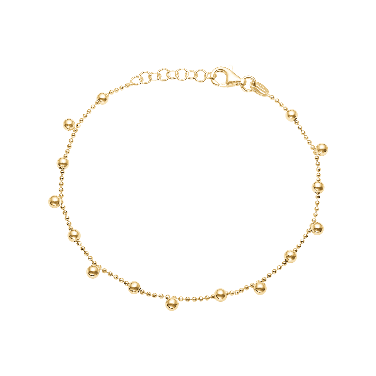 Armbånd, Kugler,17+3 cm forg - Urma.dk