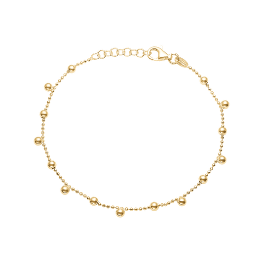 Armbånd, Kugler,17+3 cm forg - Urma.dk