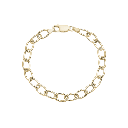 Armbånd, Ovale led, 20cm forg. - Urma.dk
