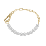 Armbånd, Pearl Links 20 cm, forg. - Urma.dk