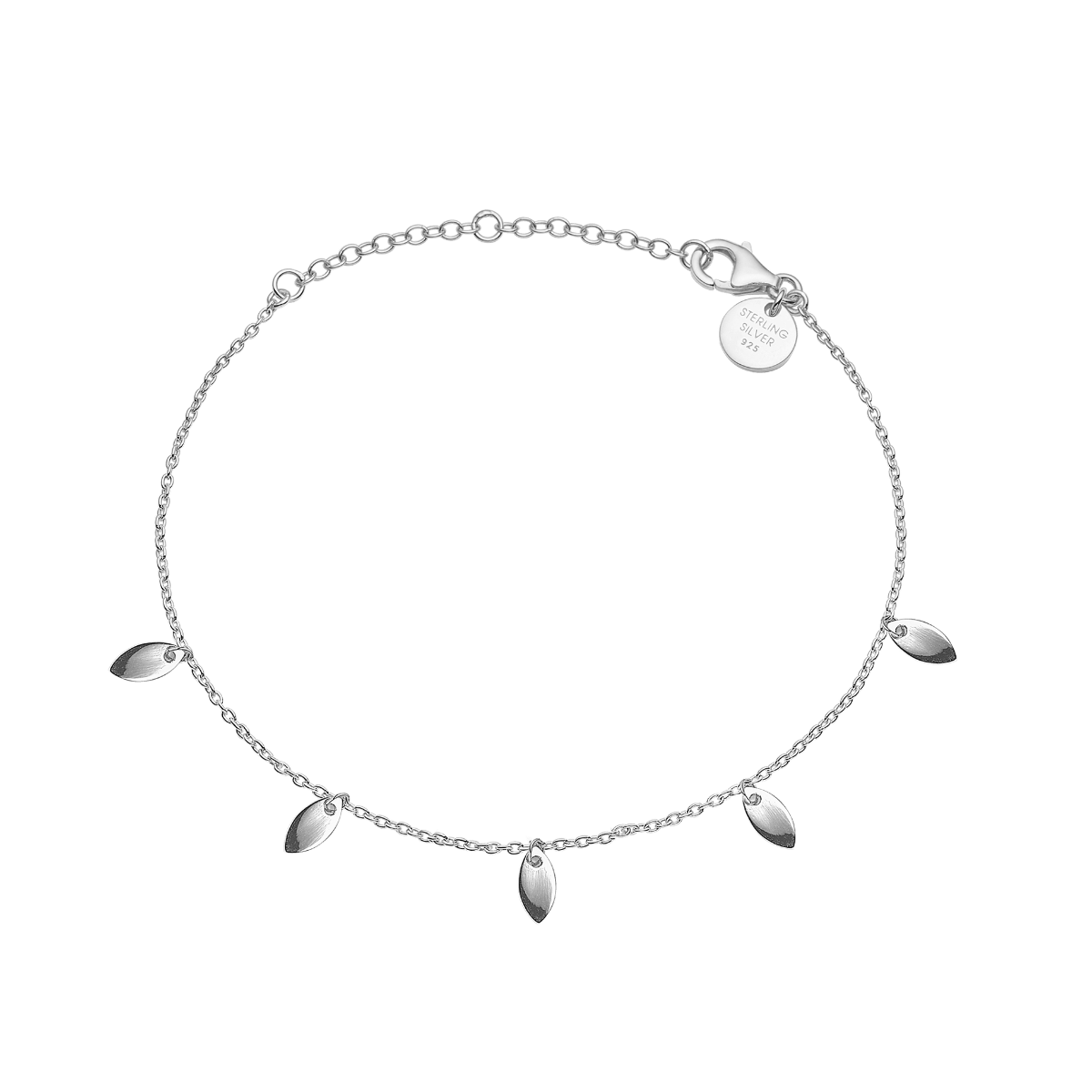 Armbånd sølv, Dancing leafs - Urma.dk