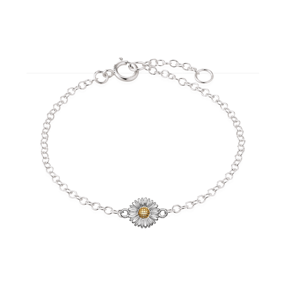 Armbånd sølv, Fg. marguerit - Urma.dk