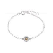 Armbånd sølv, Fg. marguerit - Urma.dk