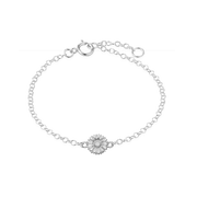 Armbånd sølv, Marguerit - Urma.dk