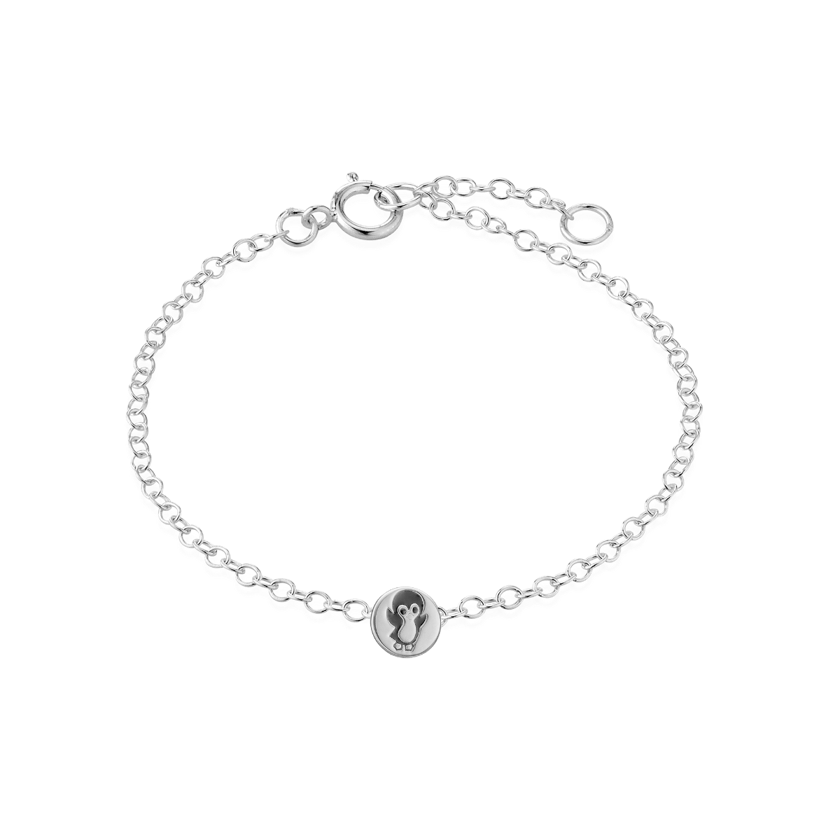 Armbånd sølv, Pingvin - Urma.dk