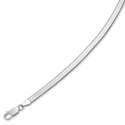 Armbånd sølv, sildeben flad 4,49 mm - Urma.dk