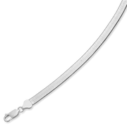 Armbånd sølv, sildeben flad 5,4 mm - Urma.dk