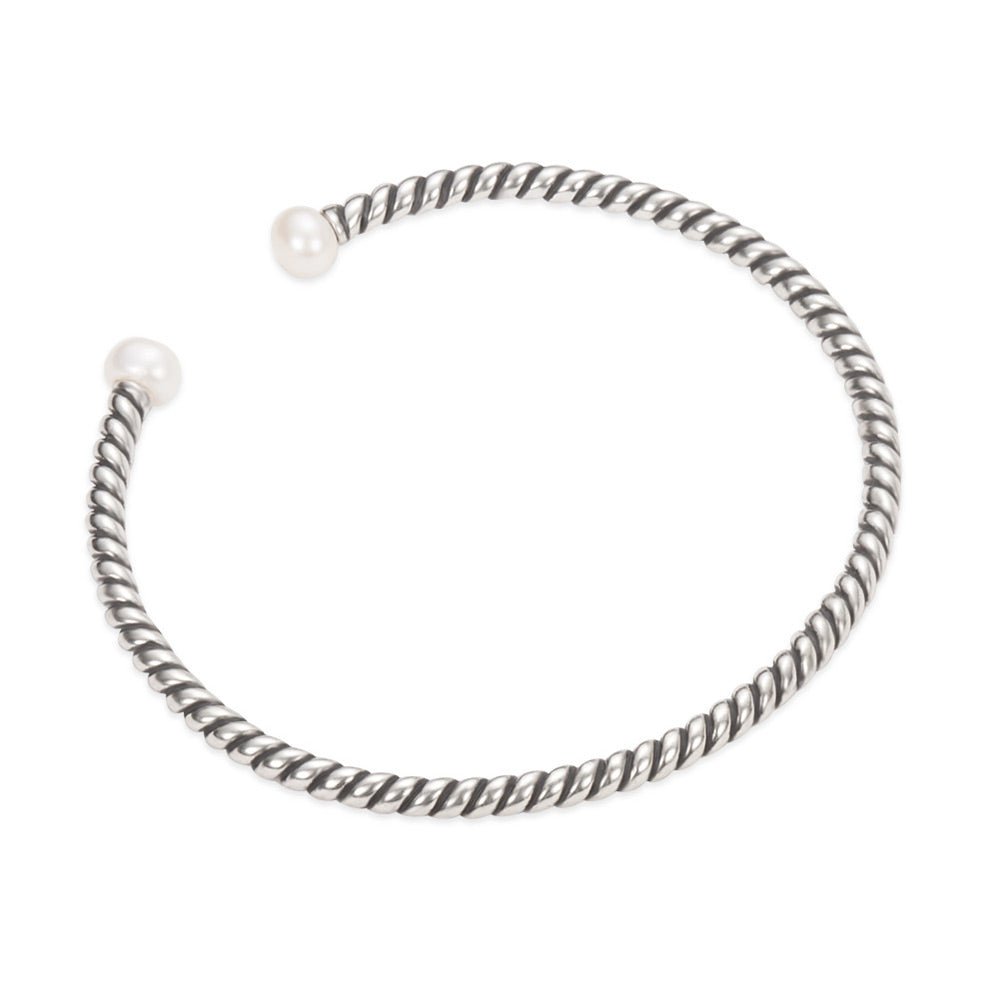 Armring med skrue og perler