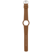 Arne Jacobsen Brun Kernelæder 16 mm / 34 mm Ur - Urma.dk