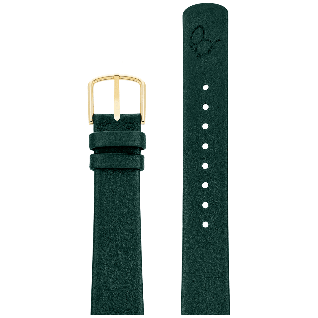 Arne Jacobsen Grøn Læderrem 20 mm - Urma.dk