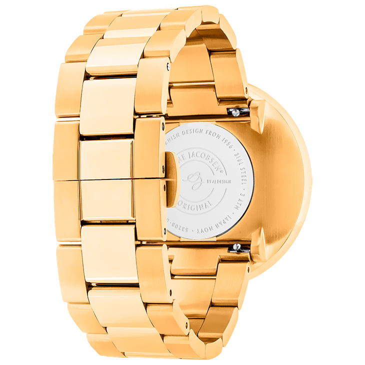 Arne Jacobsen Guldarmbånd 20 Mm / 40 mm Ur - Urma.dk