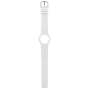 Arne Jacobsen Hvid Læderrem 16 mm / 34 mm Ur - Urma.dk