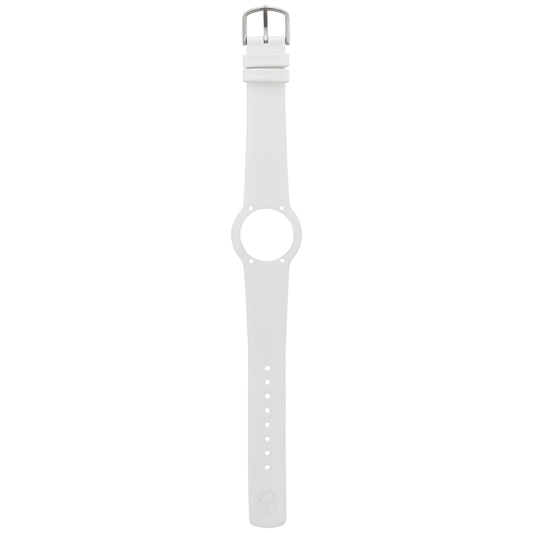 Arne Jacobsen Hvid Læderrem 16 mm / 34 mm Ur - Urma.dk