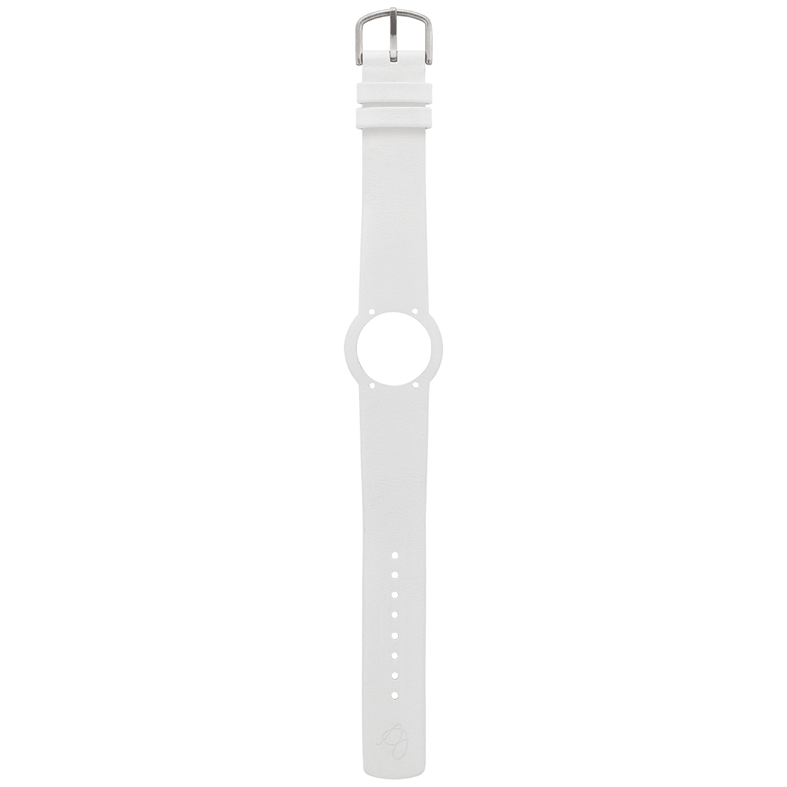 Arne Jacobsen Hvid Læderrem 18 mm / 40 mm Ur - Urma.dk