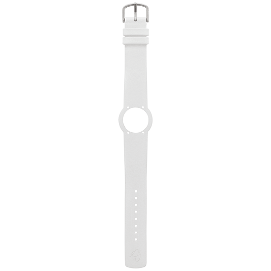 Arne Jacobsen Hvid Læderrem 18 mm / 40 mm Ur - Urma.dk