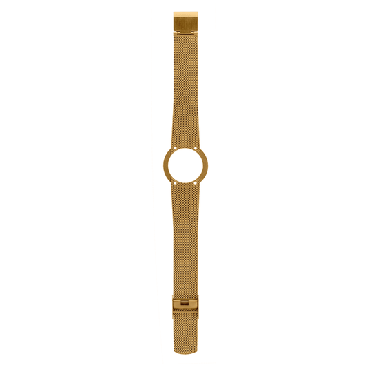 Arne Jacobsen Mat Guld Mesh Bånd 18 mm - Urma.dk