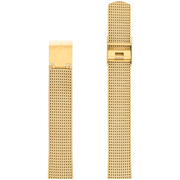 Arne Jacobsen mat guld stål meshlænke 14 mm / 30 mm - Urma.dk