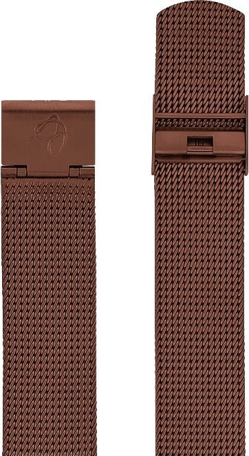 Arne Jacobsen mat kobber stål meshlænke 20 mm - Urma.dk