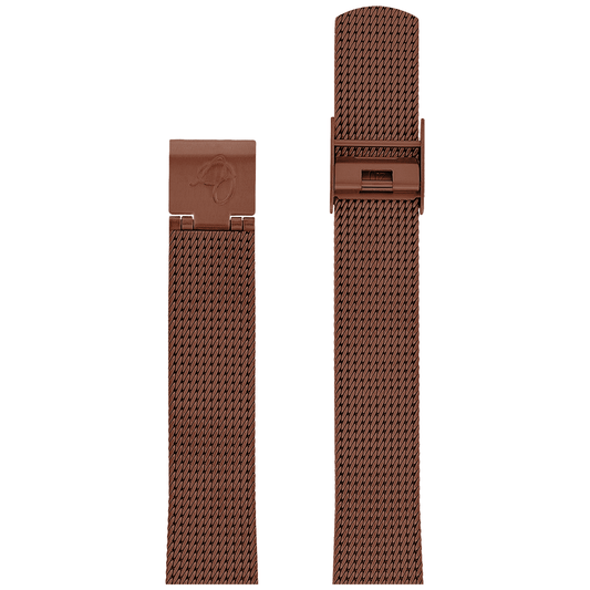 Arne Jacobsen Mat Kopper Meshband 16 mm / 34 mm Ur - Urma.dk