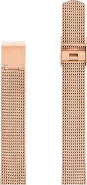 Arne Jacobsen mat rosa guld stål meshlænke 14 mm / 30 mm ur - Urma.dk