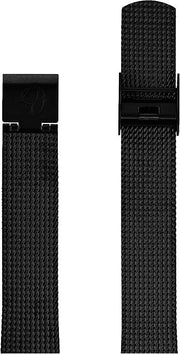 Arne Jacobsen mat sort stål meshlænke 16 mm - Urma.dk