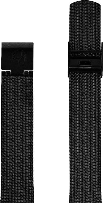 Arne Jacobsen mat sort stål meshlænke 16 mm - Urma.dk