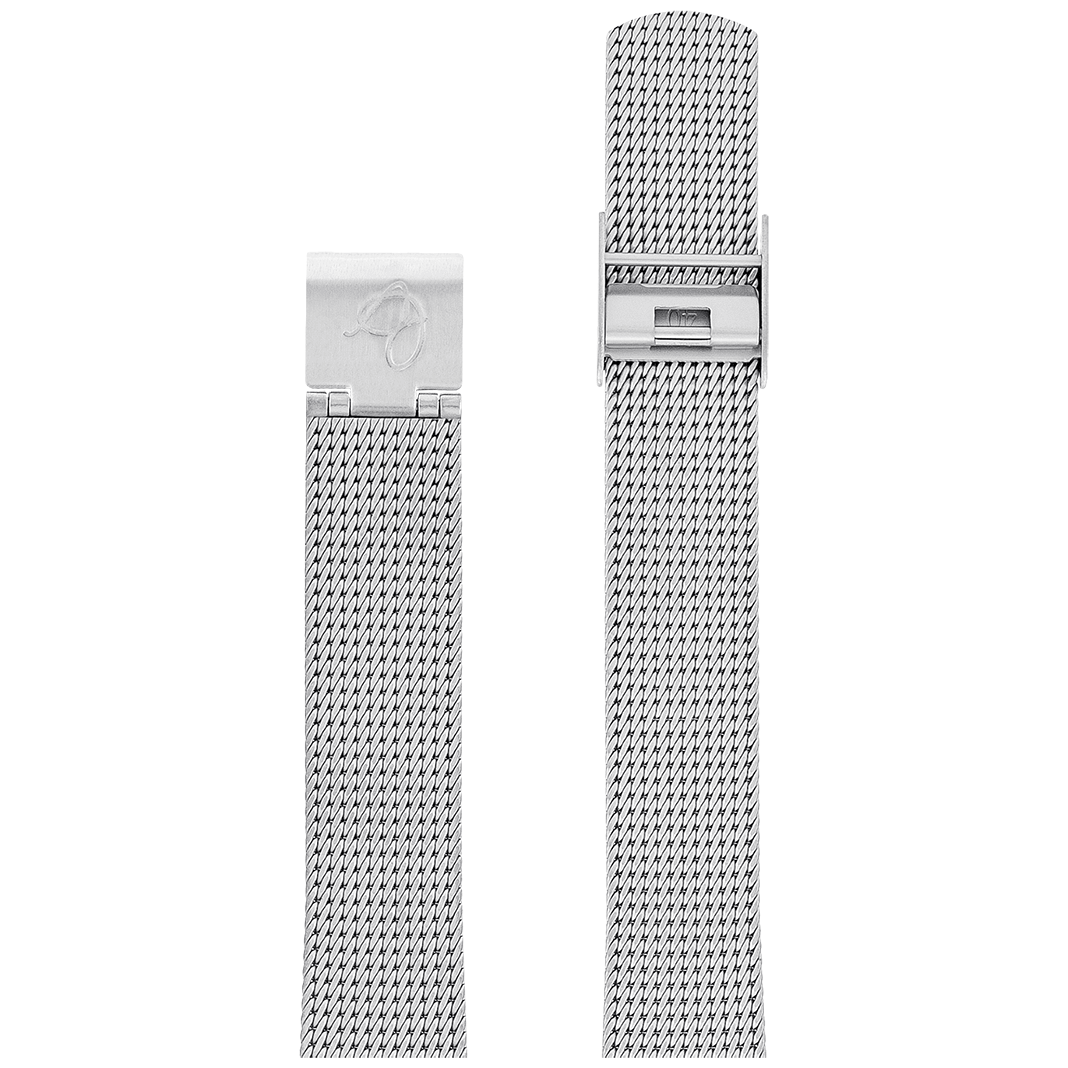 Arne Jacobsen Mat Stål Netband 16 Mm / 34 mm Ur - Urma.dk