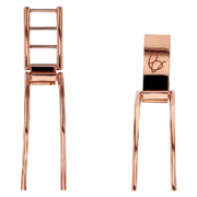 Arne Jacobsen Poleret Rosa Guld Armremme 14 mm / 30 mm Ur - Urma.dk