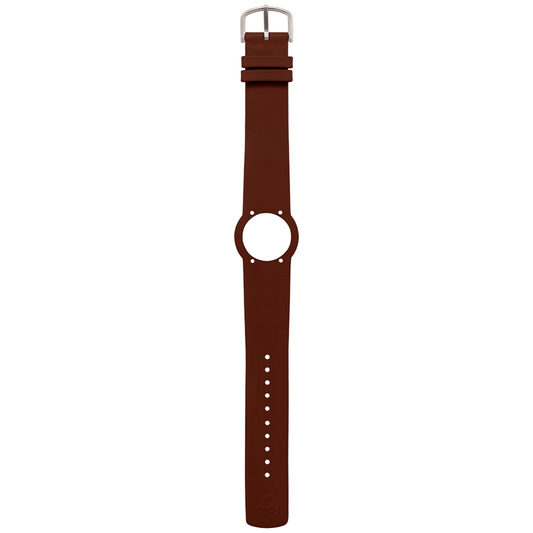Arne Jacobsen Pralinefarvet Læderrem 20 mm / 46 mm Ur - Urma.dk