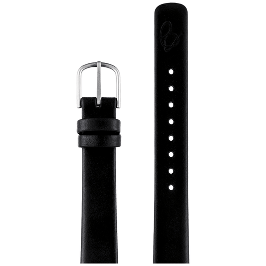 Arne Jacobsen Sort Læderrem 14 mm / 30 mm Ur - Urma.dk