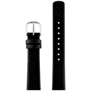 Arne Jacobsen Sort Læderrem 16 mm / 34 mm Ur - Urma.dk