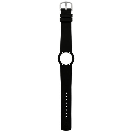 Arne Jacobsen Sort Læderrem 18 mm / 40 mm Ur - Urma.dk