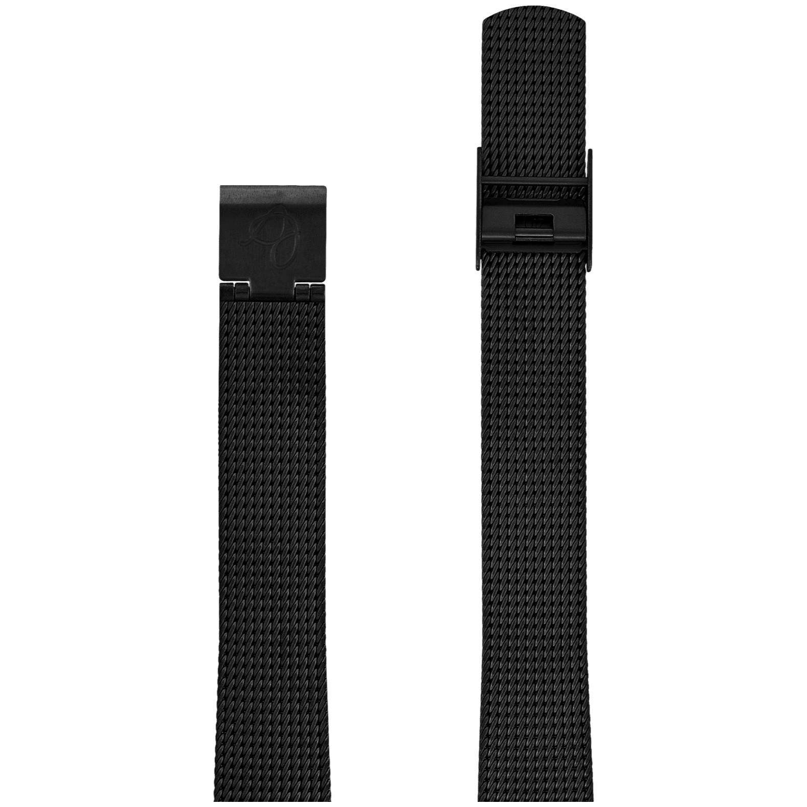 Arne Jacobsen sort stål meshlænke 14 mm / 30 mm ur - Urma.dk