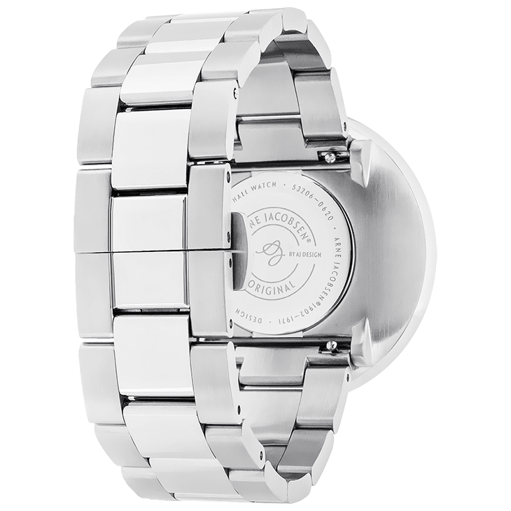 Arne Jacobsen Stålarmbånd 20 Mm / 40 mm Ur - Urma.dk