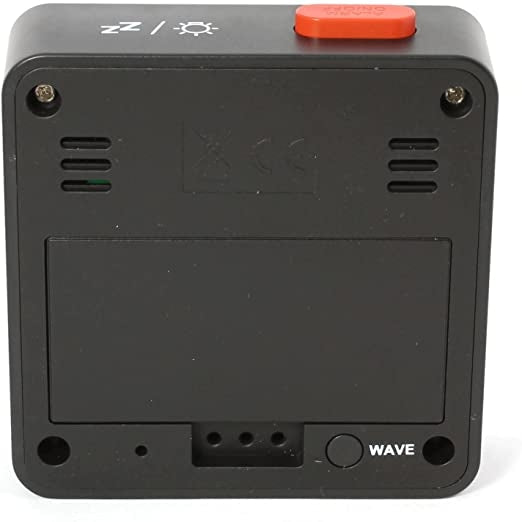 Vækkeur radiostyret med LCD display - Sort