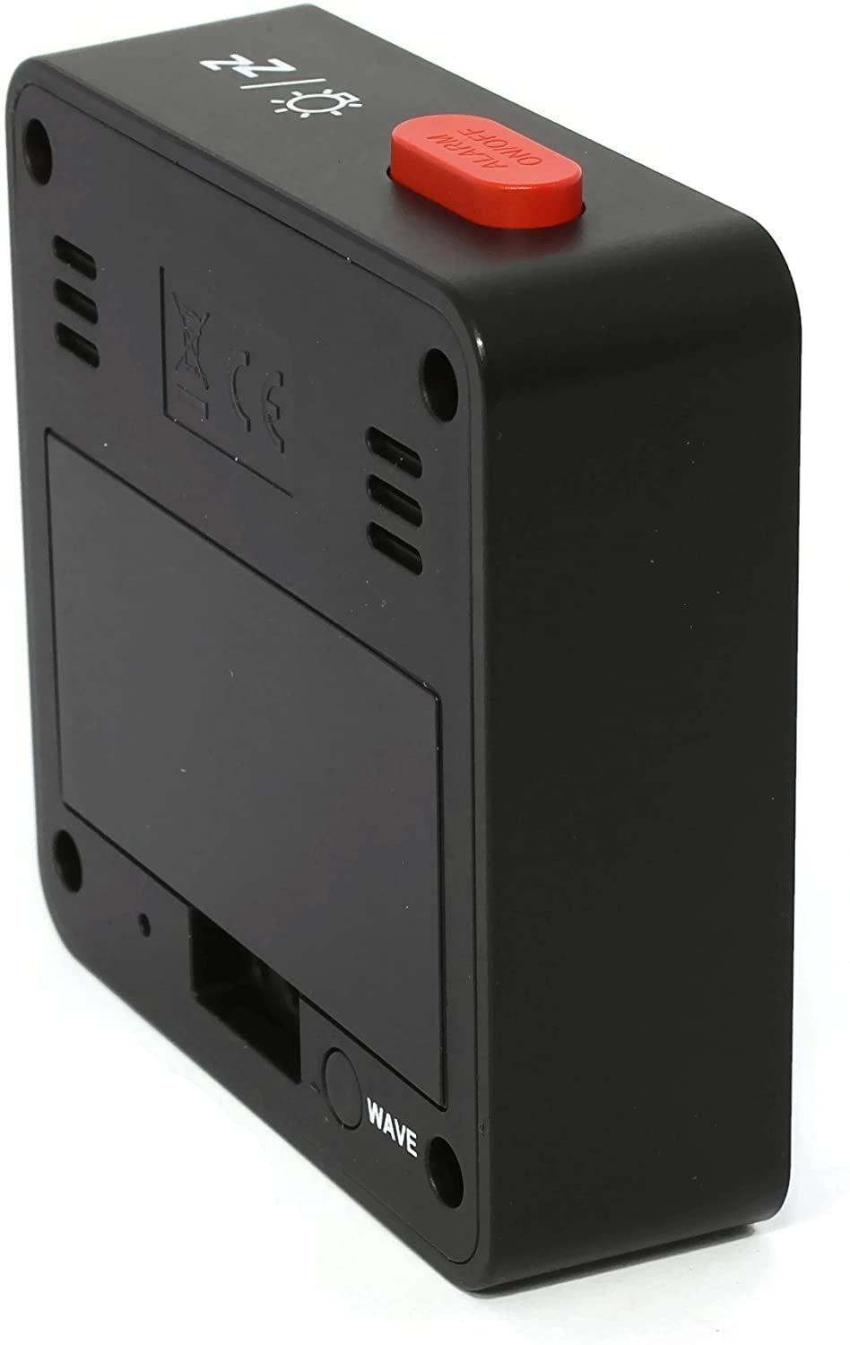 Vækkeur radiostyret med LCD display - Sort